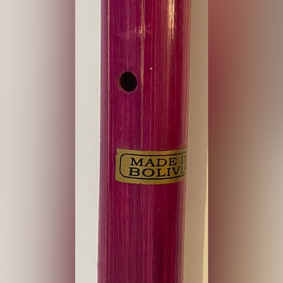 Vintage Hand carved 10” Bolivian Flute - Picture 7 of 9